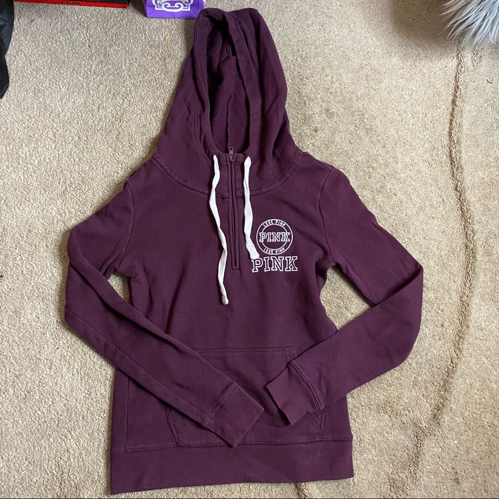 Victoria’s Secret PINK half zip hoodie